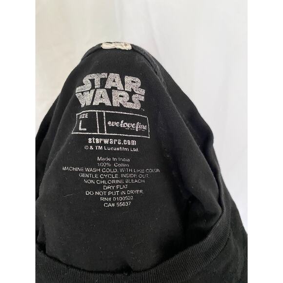 Star Wars, The Force Awakens Graphic Tee Shirt Adult Large May the 4th Be with U - Picture 5 of 6